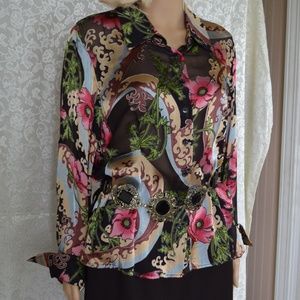 BOGO ❤️ Women's Silk-Blend Blouse